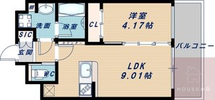 プレジオ緑地公園の物件間取画像